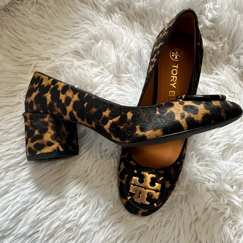 NEW! TORY BURCH LEOPARD PUMPS - Picture 8 of 10